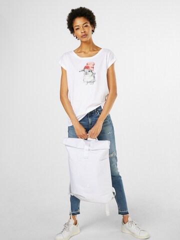 Iriedaily - Camiseta 'It Hasi' en blanco