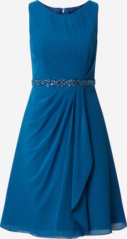 mascara Koktejlové šaty 'MC181117' – modrá: přední strana