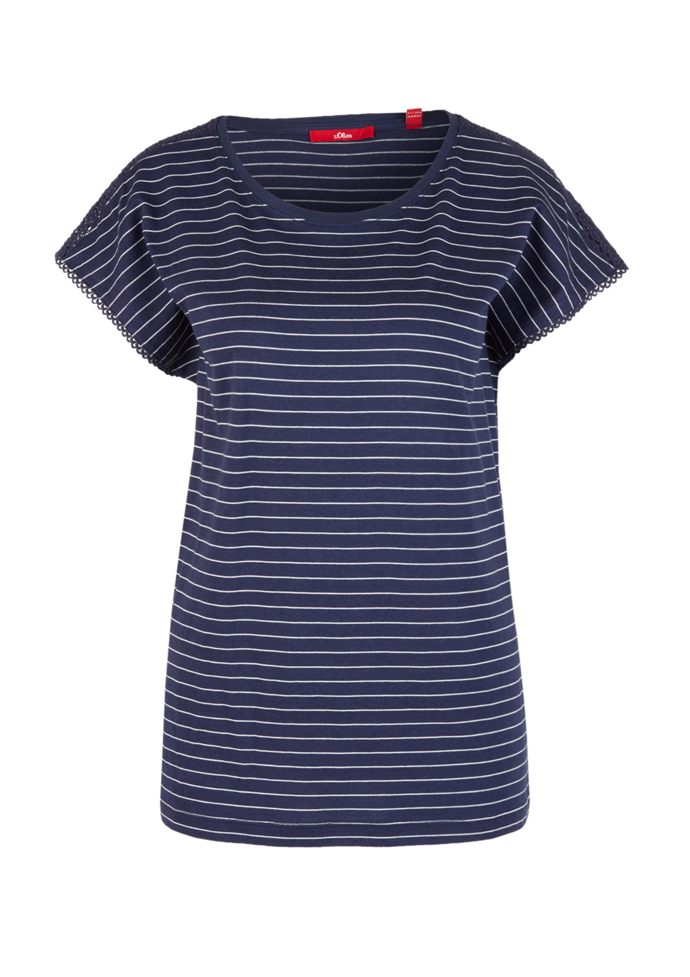 s.Oliver - Shirt in de kleur Donkerblauw