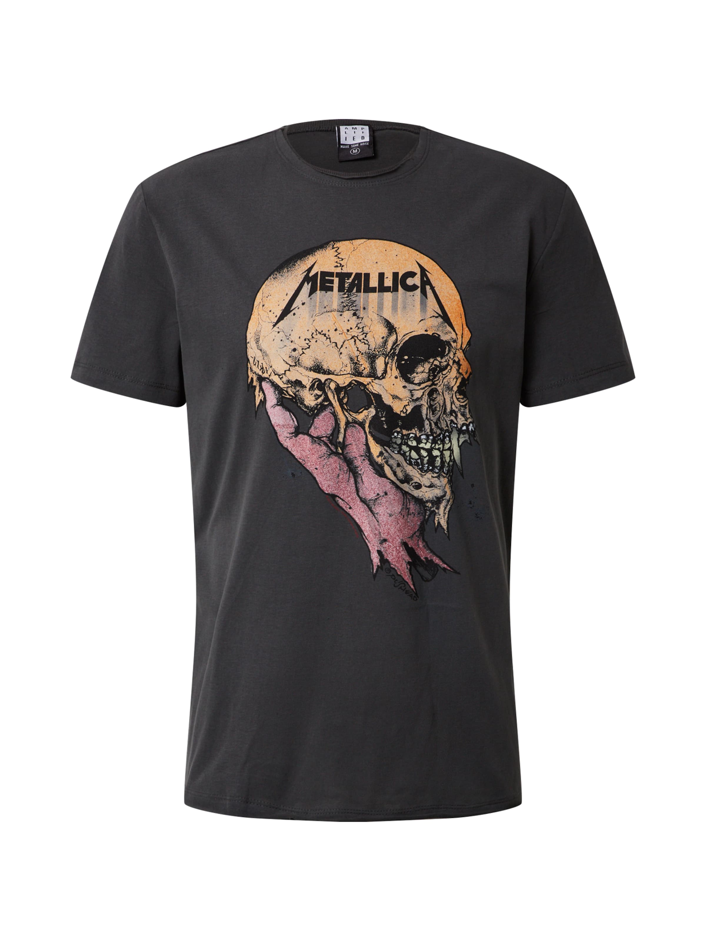 Coupe regular T-Shirt 'METALLICA SAD BUT TRUE' AMPLIFIED en noir : devant