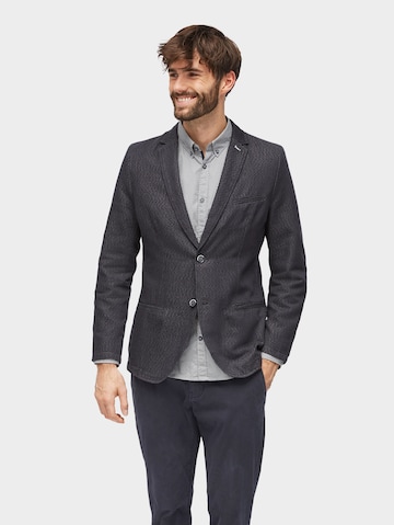 Coupe slim Veste de costume TOM TAILOR en noir : devant