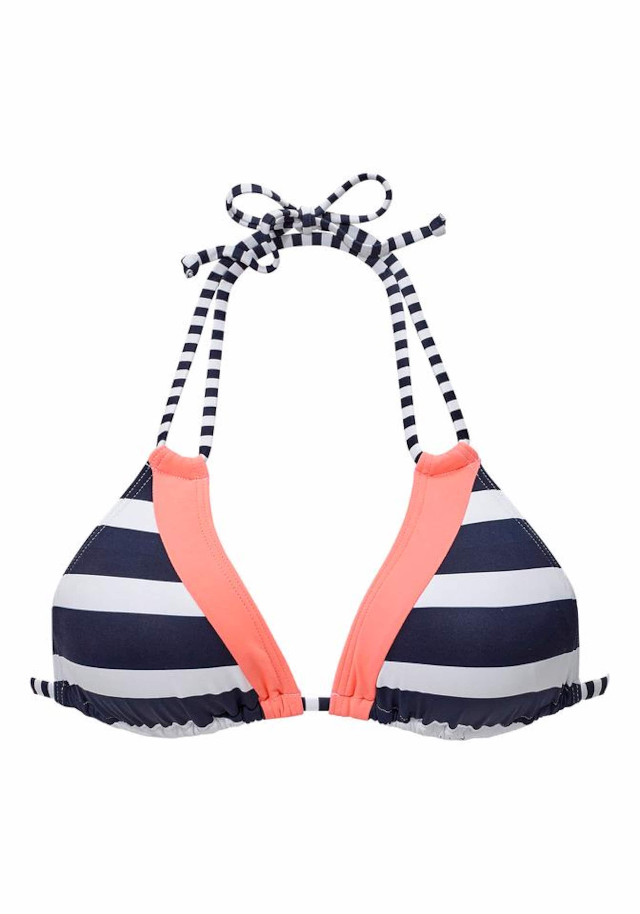 KangaROOS Triangel Bikinitop in Blauw: voorkant