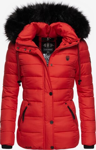 NAVAHOO Winter Jacket 'Zuckerbiene' in Red