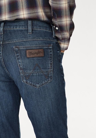 WRANGLER Bootcut Bootcut-Jeans 'Jacksville' in Blau