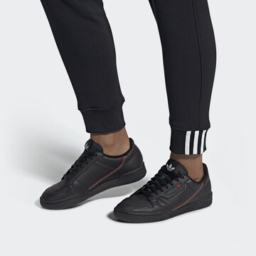 ADIDAS ORIGINALS Низкие кроссовки 'Continental 80' в Черный: спереди
