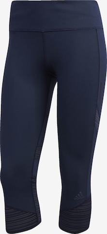 ADIDAS SPORTSWEAR Skinny Sporthose in Blau: predná strana