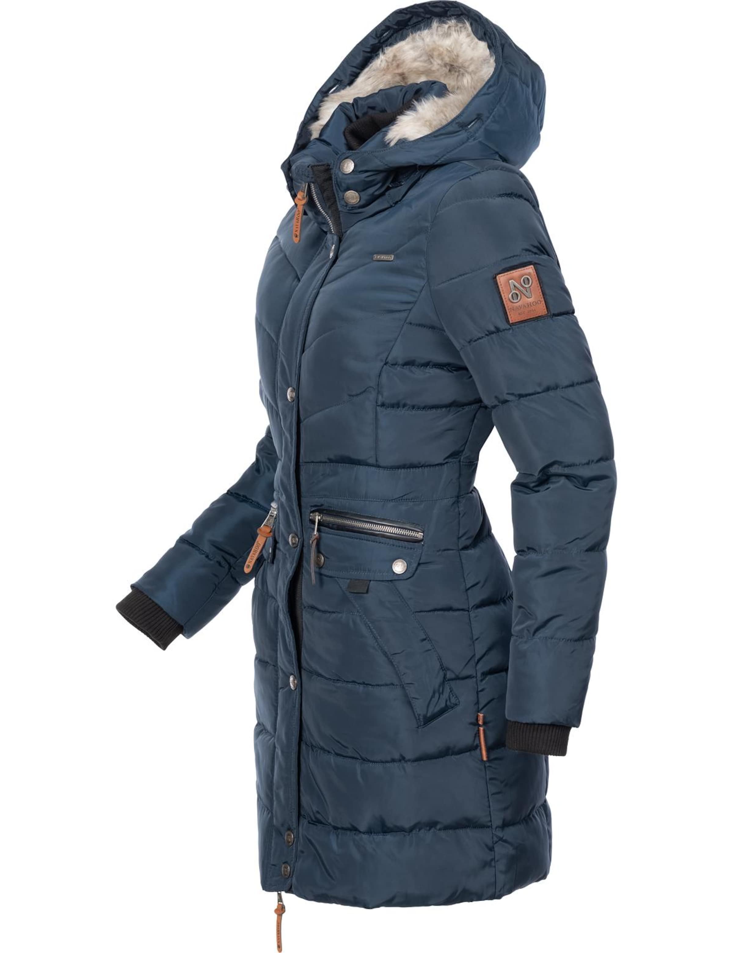 Palton de iarnă 'Paula' de la NAVAHOO pe albastru