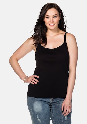 SHEEGO Top in Black: front