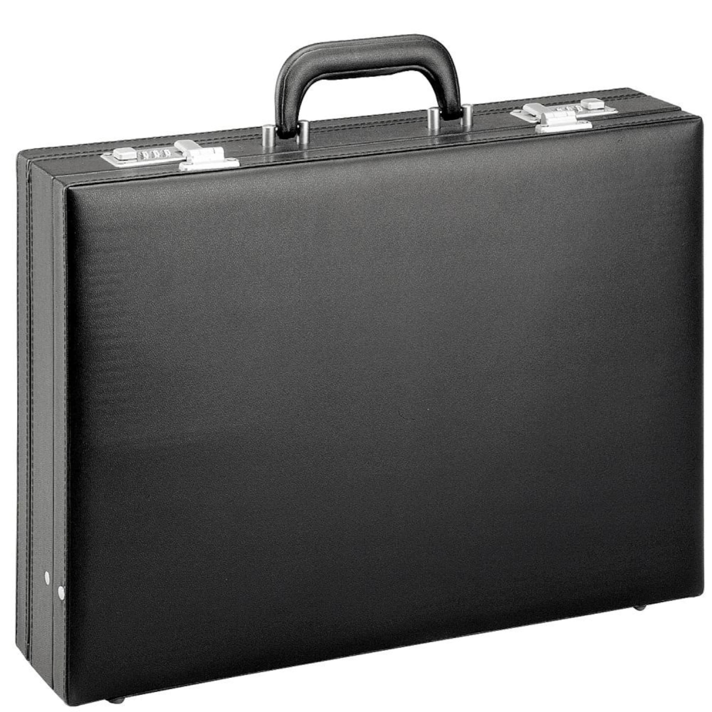 D&N Briefcase 'Tradition' in Black: front