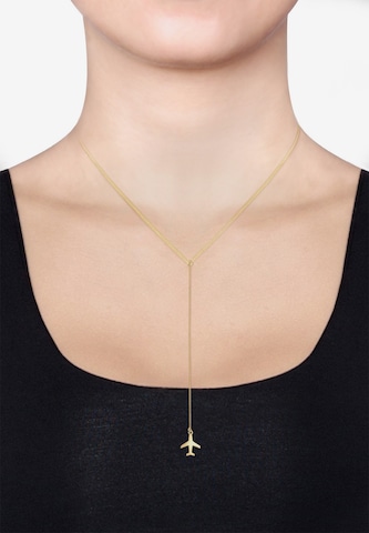 ELLI Necklace 'Flugzeug' in Gold