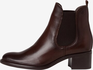 TAMARIS Chelsea boots in Bruin