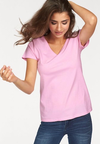 FRUIT OF THE LOOM Shirt in Pink: front