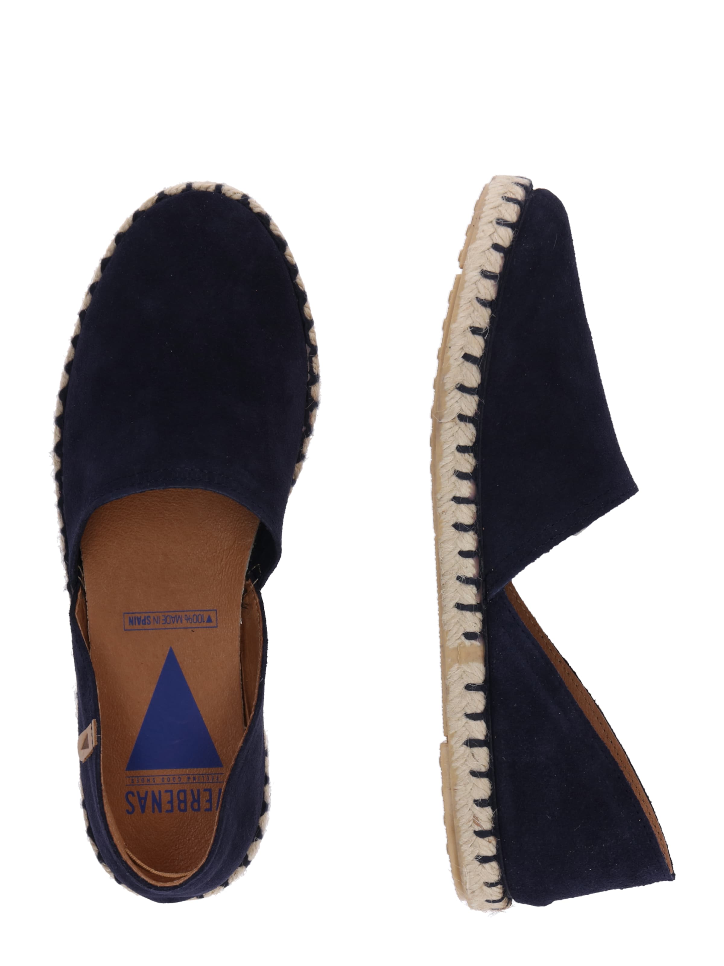 VERBENAS Espadrilles 'Carmen' in Blau: Seite