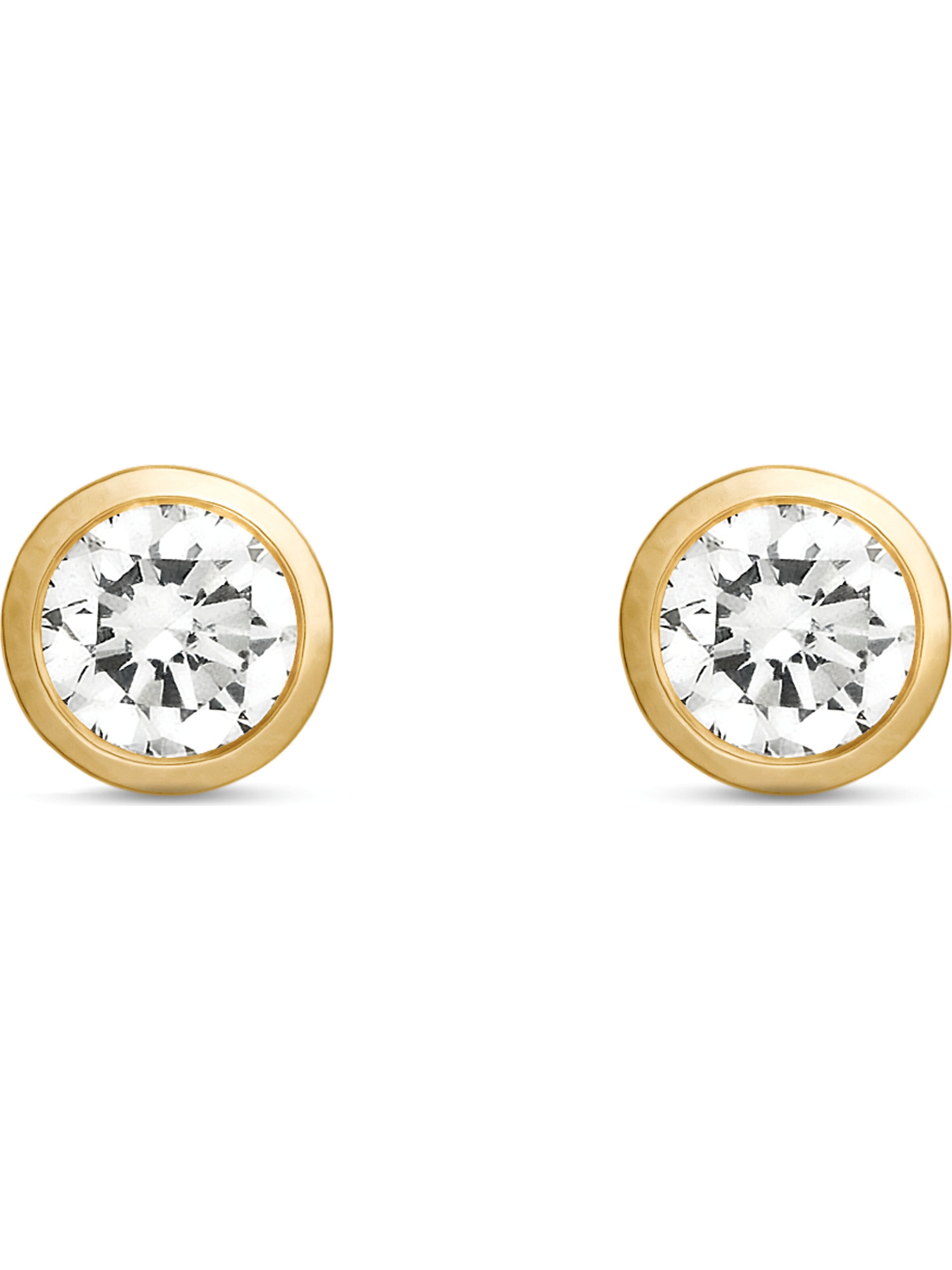 CHRIST Ohrstecker in Gold: Vorderseite