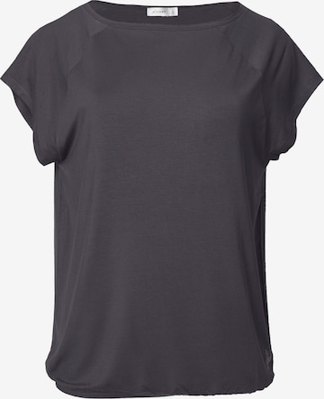 Kismet Yogastyle Performance Shirt 'Jiva Tee' in Grey: front