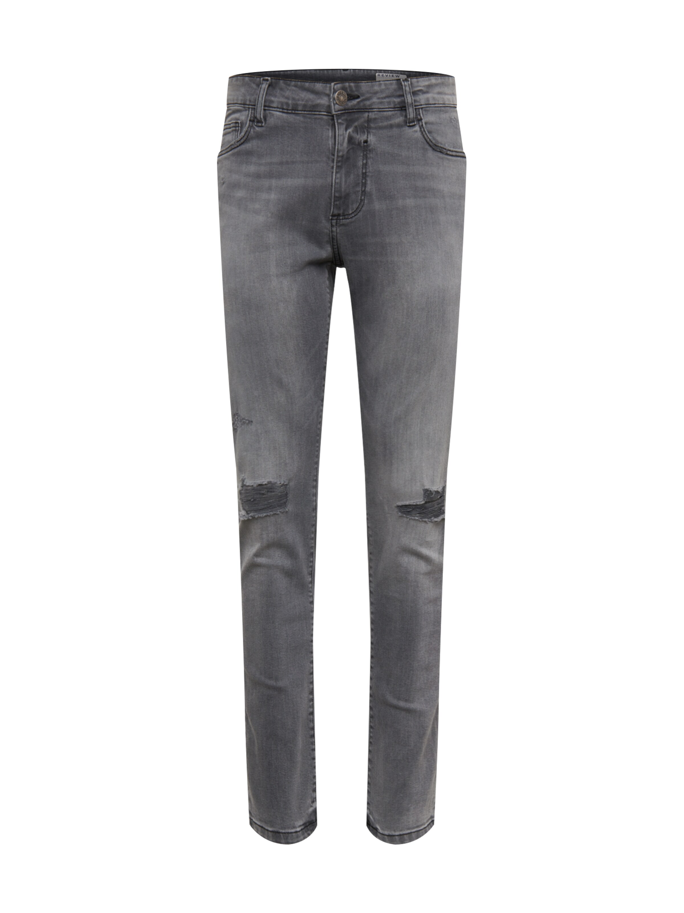 Review - Jeans 'SKINNY GREY DES' in de kleur Grey denim