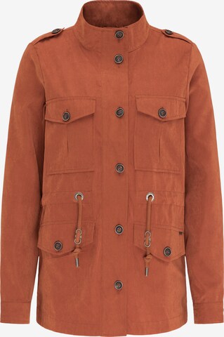 DREIMASTER Between-Season Jacket in Orange: front