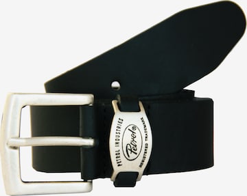 Petrol Industries Belt in Black: front