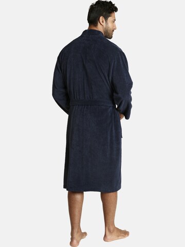 Jan Vanderstorm Long Bathrobe 'Janning' in Blue