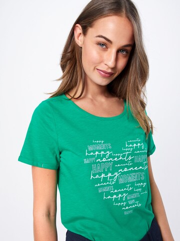 Tricou de la STREET ONE pe verde: față