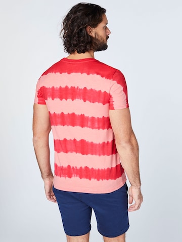 Coupe regular T-Shirt fonctionnel CHIEMSEE en rouge
