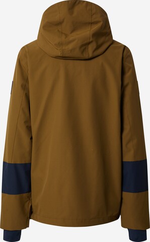 QUIKSILVER Regular fit Outdoor jacket 'Steeze' in Brown