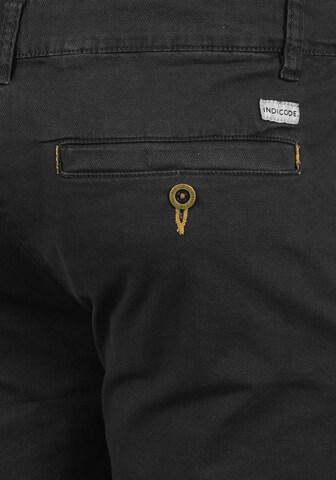 INDICODE JEANS Regular Chino 'Miko' in Zwart