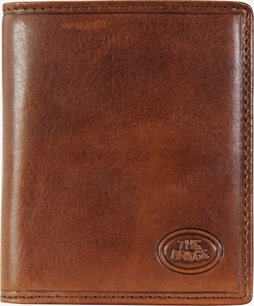 The Bridge Wallet in Brown: front