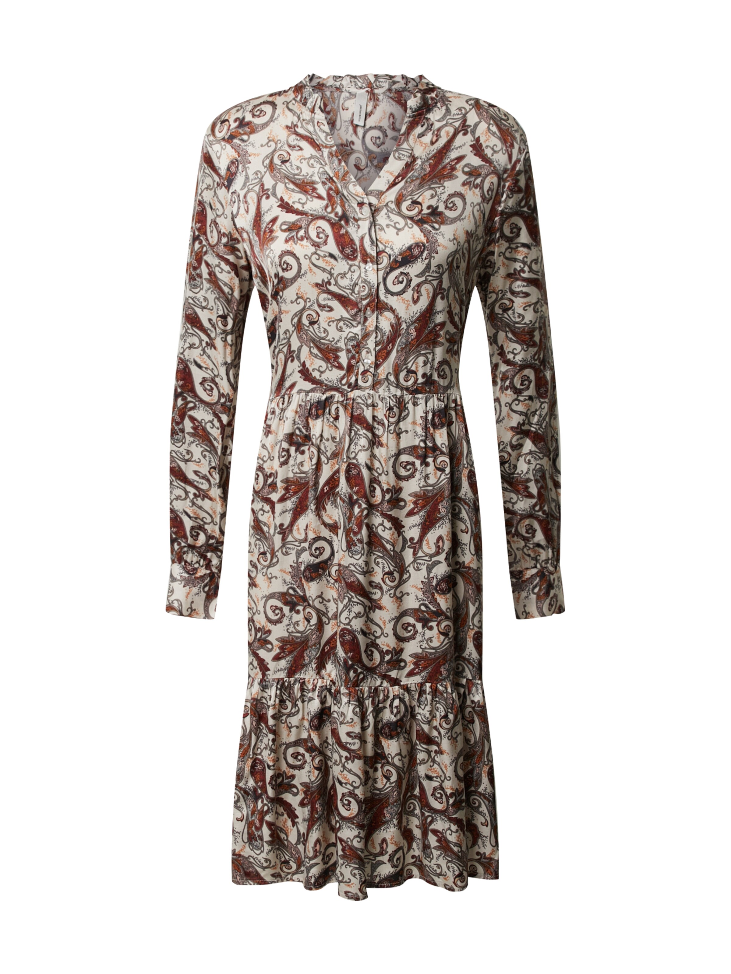 Vestido Mujer Soyaconcept - Manga Corta, Ajuste Holgado Con Cordón, Mezcla Modal/poliéster/elastano