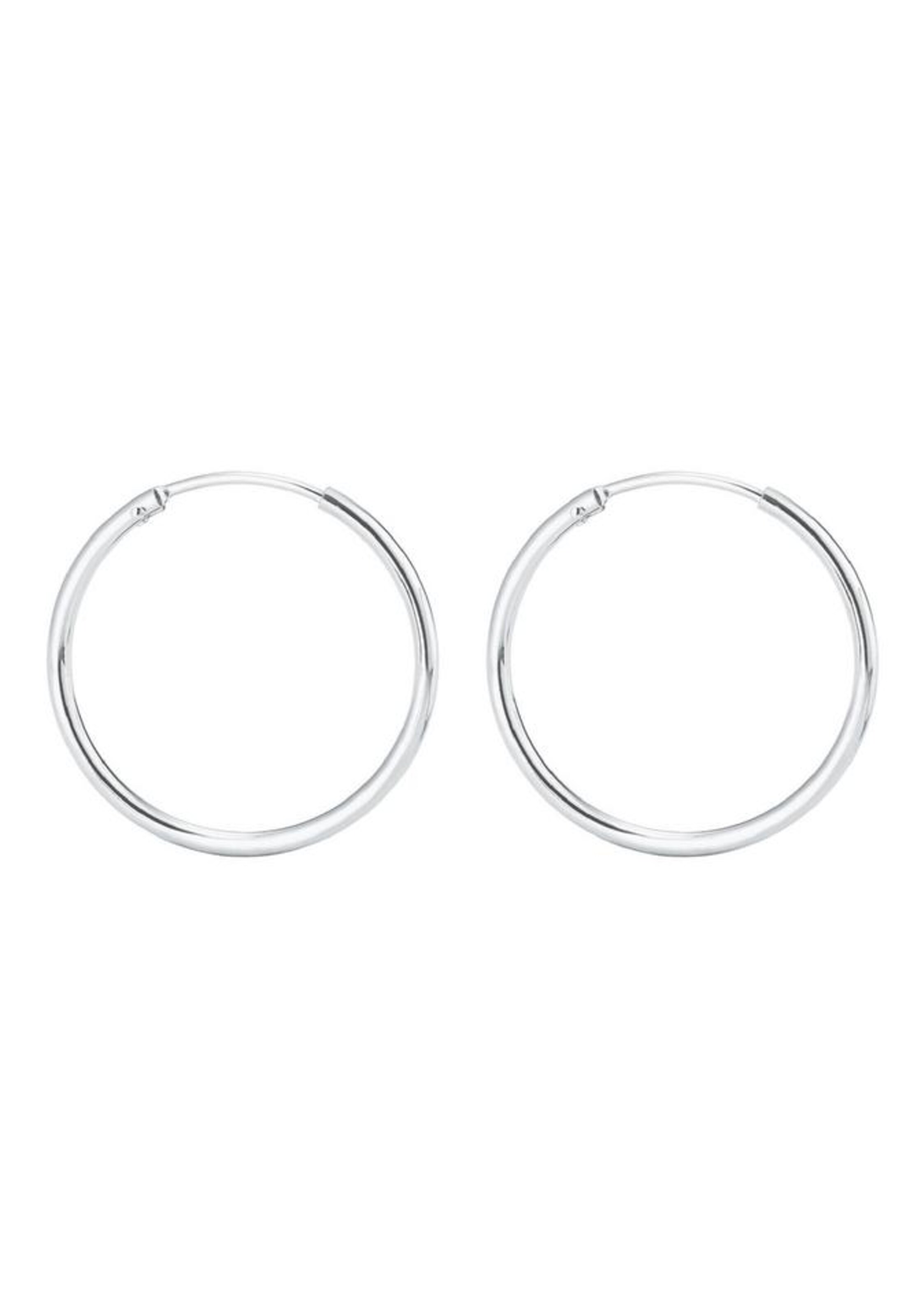 AMOR Earrings in Silver: front
