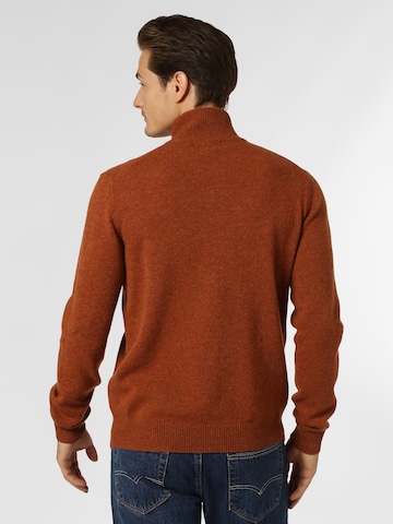 Andrew James Strickjacke in Orange