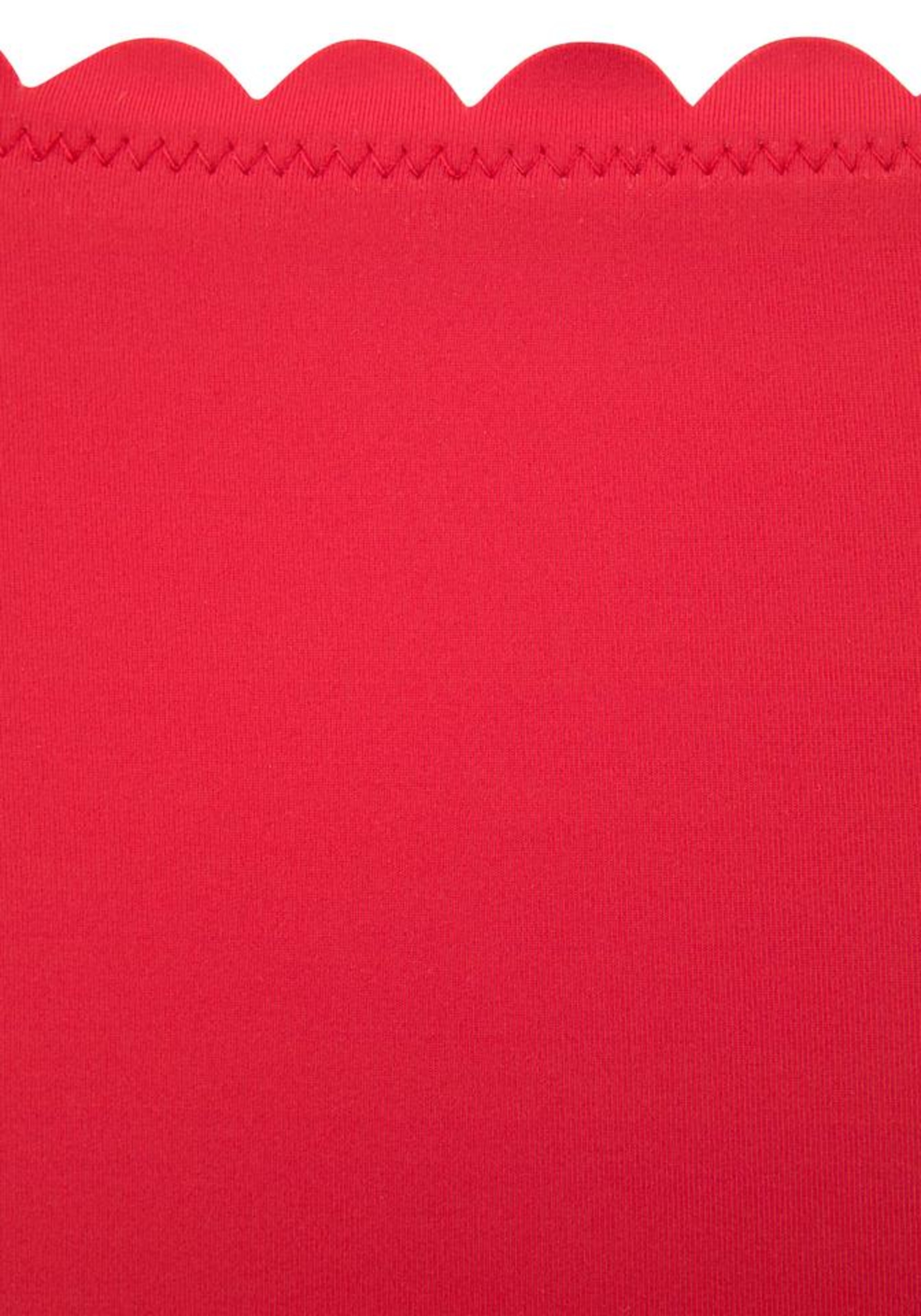 LASCANA Bikini Bottoms 'Scallop' in Red