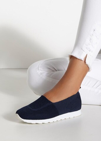 LASCANA Slip on boty – modrá