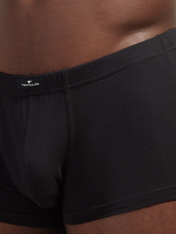 juoda TOM TAILOR Boxer trumpikės