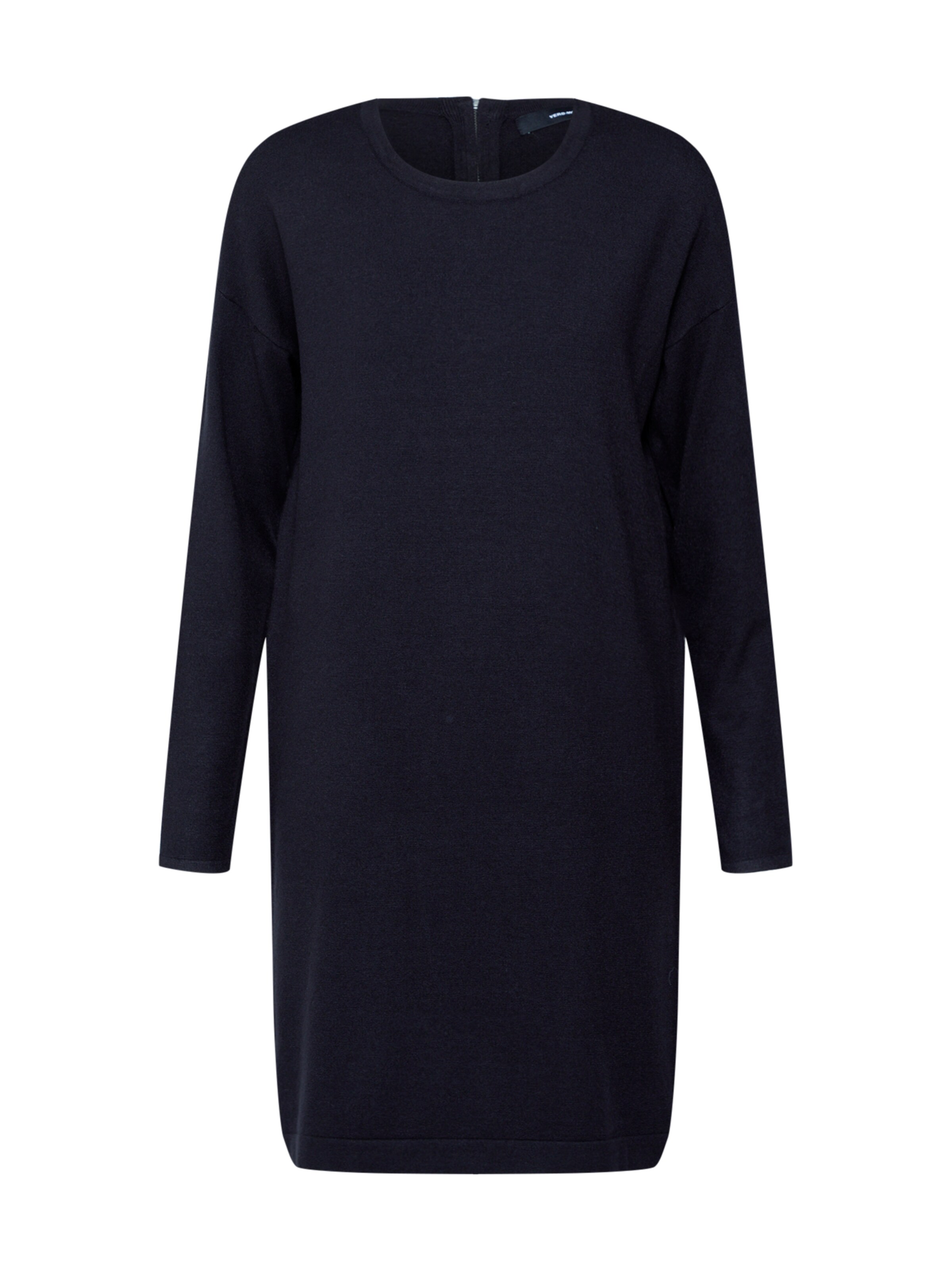 VERO MODA - Gebreide jurk 'Happy' in de kleur Zwart