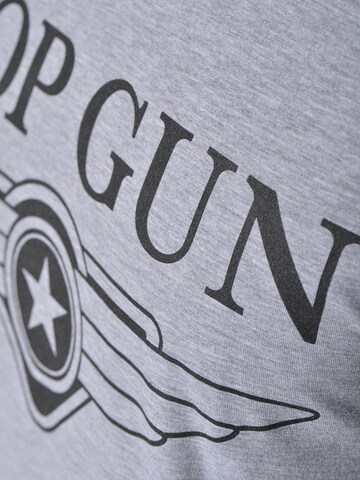 TOP GUN Shirt ' Windy ' in Grey