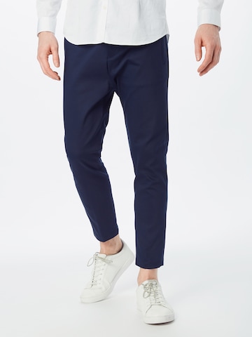 DRYKORN Slimfit Broek 'Jeger' in Blauw: voorkant