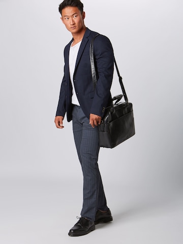 SCOTCH & SODA Slim fit Business-colbert in Blauw