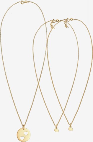 ELLI Jewelry Set 'Herz, Mutter und Kind' in Gold