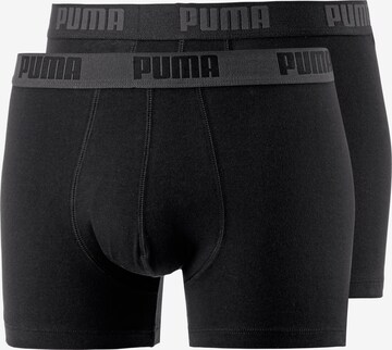 PUMA Boxershorts in Zwart: voorkant