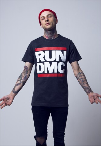 T-Shirt 'Run DMC' Mister Tee en gris : devant