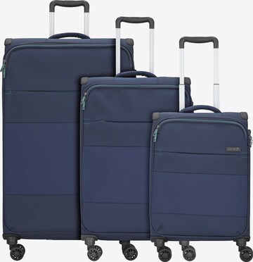 D&N Kofferset 'Travel Line 9004' in Blauw: voorkant