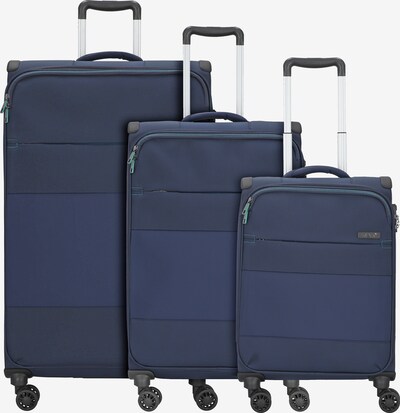 D&N Kofferset mit 4-Rollen 'Travel Line 9004' in blau, Produktansicht