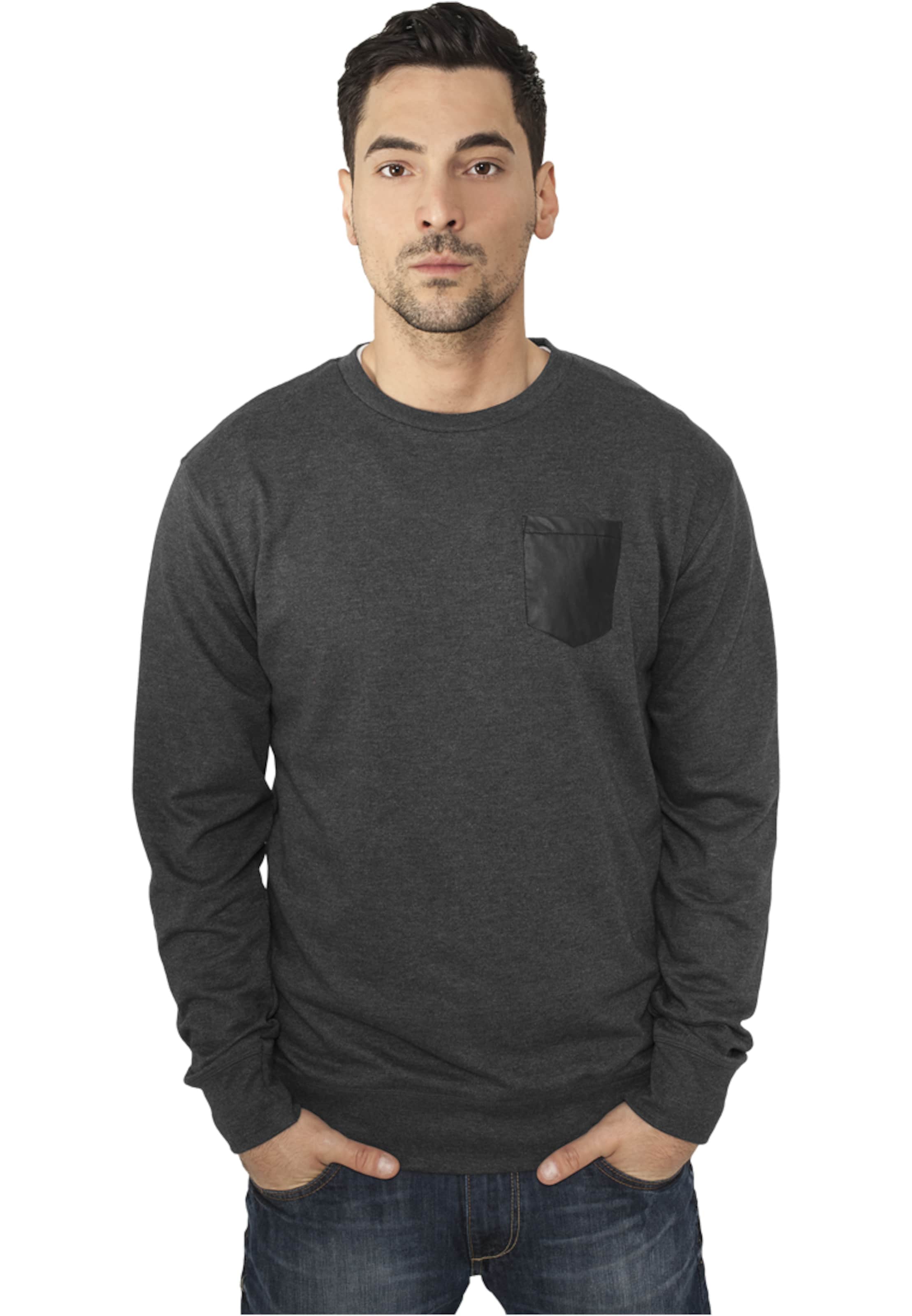 Urban Classics Свитшот в Серый: спереди