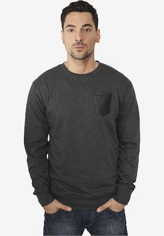 Urban Classics Sweatshirt in Grijs: voorkant
