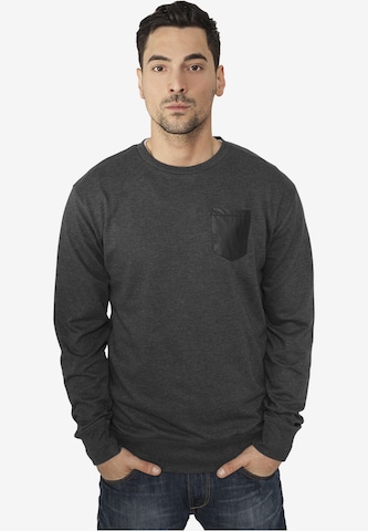 Urban Classics Sweatshirt in Grey: front