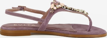 EVITA T-Bar Sandals 'OLIMPIA' in Purple