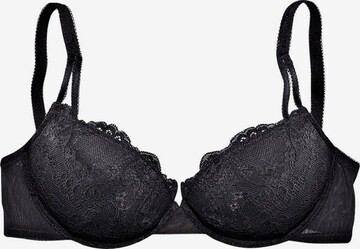 LASCANA Push-up Bra in Black: front