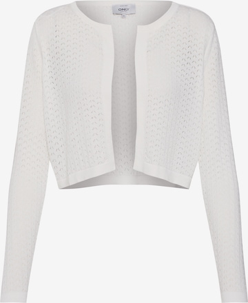 Cardigan 'Gloria' ONLY en blanc : devant