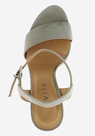 EVITA Strap Sandals in Grey